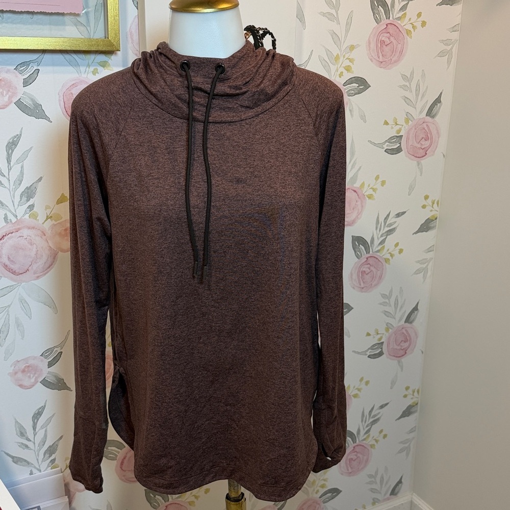 Athleta Uptempo Brown Heather Hoodie
Pullover Sweatshirt Size S